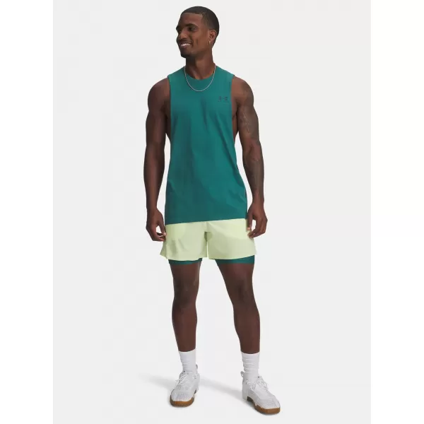  Moške kratke hlače UNDER ARMOUR UA VANISH ELITE 6IN SHORT 6009868-391 ZELENA 