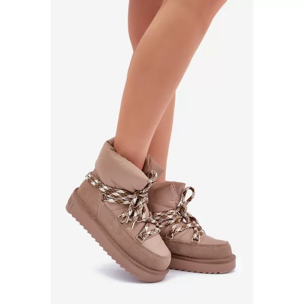  Ženski snežaki D.FRANKLIN DFSH375003 TAUPE 