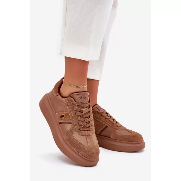  Ženske superge LOPEZ JUST DARE SS2D4005 BROWN/BEIGE Daniel Lopez Just Dare 