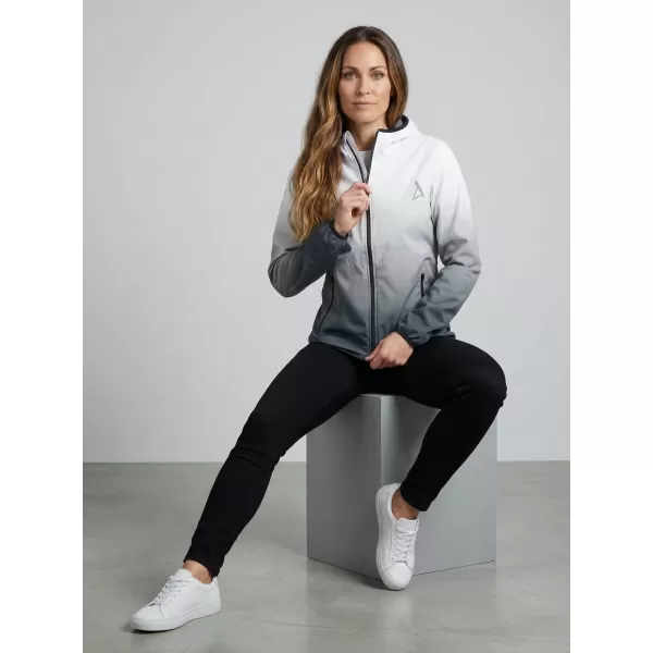  Ženska vrhunska softshell jakna ALTISPORT VOJ/ALW126JACK01 ČRNO-BELO 
