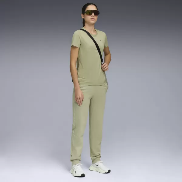  Ženska majica s kratkimi rokavi PUMA W TAD ESSENTIAL CREW TEE 527177-82 LUKS VOJSKA 
