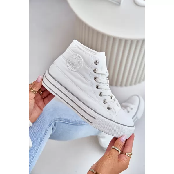  Ženske superge BIG STAR OO274A473 WHITE Big Star Shoes 