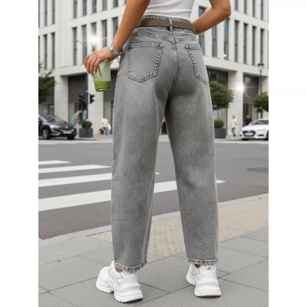  Ženske hlače DSTREET UY2888 SVETLO SIVA 