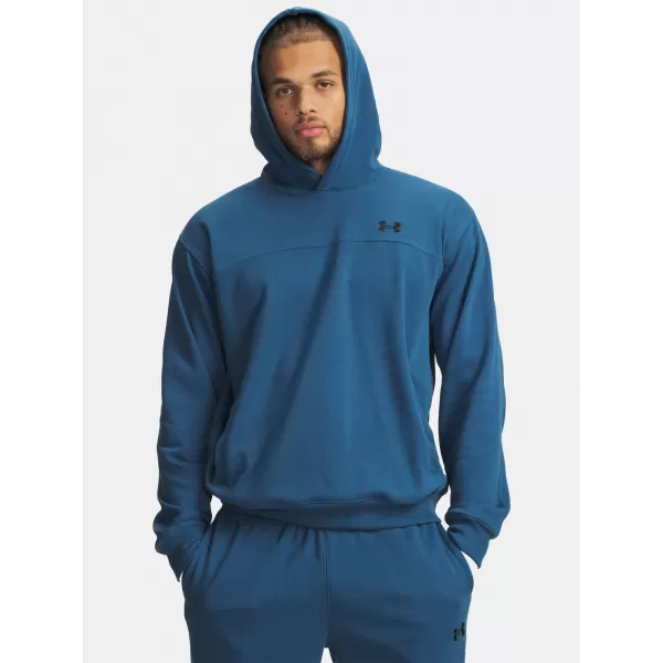  Moški pulover UNDER ARMOUR UA RIVAL LW HOODIE 6012335-498 MODRA 