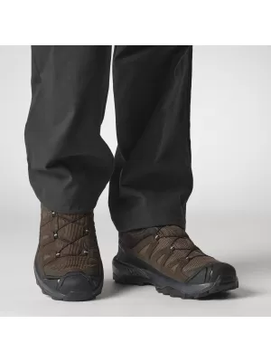 Moški čevlji SALOMON X ULTRA 360 LTR GTX L47571200 TEMNA ZEMLJA/DELICIOSO/KOŽA MORSKEGA PSA