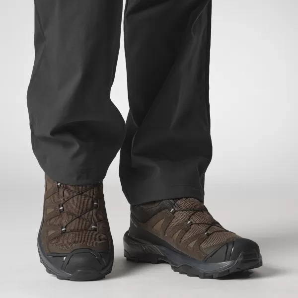  Moški čevlji SALOMON X ULTRA 360 LTR GTX L47571200 TEMNA ZEMLJA/DELICIOSO/KOŽA MORSKEGA PSA 