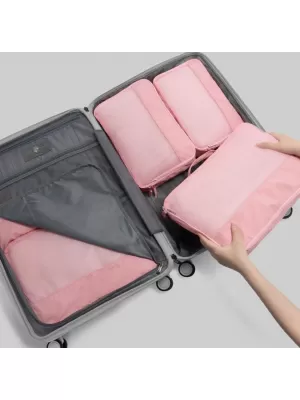 Kovček HEYS Ecotex Packing Cube 5 Pc Set ROZA PESEK