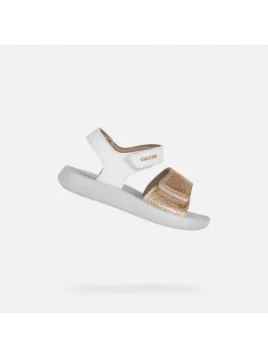 Dekliški sandali GEOX SANDAL LIGHTFLOPPY B455TB054AJC0232 BELA