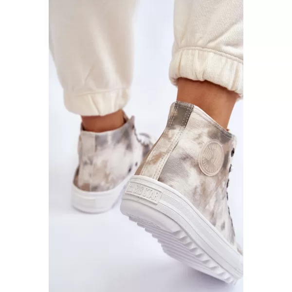  Ženske superge BIG STAR LL274047 WHITE/OLIVE Big Star Shoes 