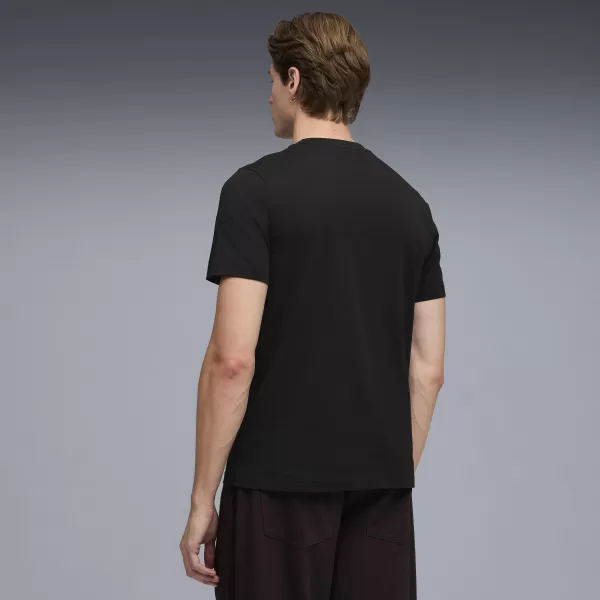  Moška majica s kratkimi rokavi PUMA GRAPHIC TEE 691777_01 ČRNA PUMA 