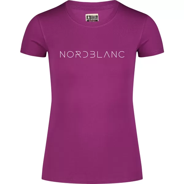  Ženska majica s kratkimi rokavi NORDBLANC GRASS NBSLT8169 ROZA 