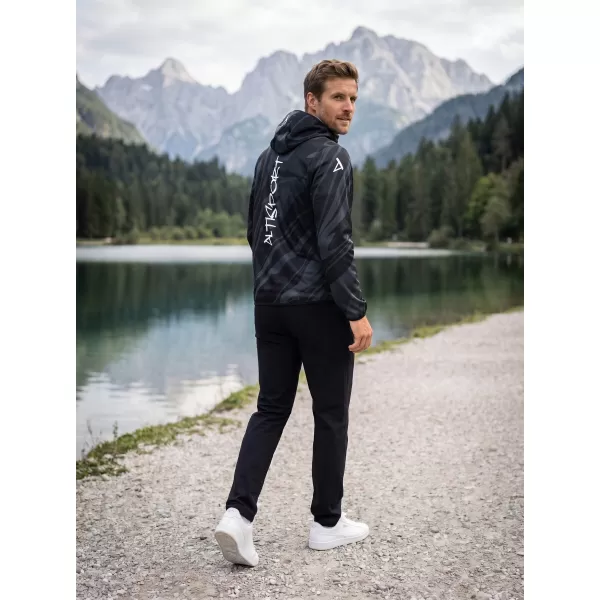  Moška vrhunska softshell jakna ALTISPORT VOJ/ALM072JACK01 ČRNA 