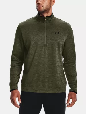 Moški pulover UNDER ARMOUR UA ARMOUR FLEECE 1/2 ZIP ZELENA