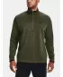 Moški pulover UNDER ARMOUR UA ARMOUR FLEECE 1/2 ZIP ZELENA