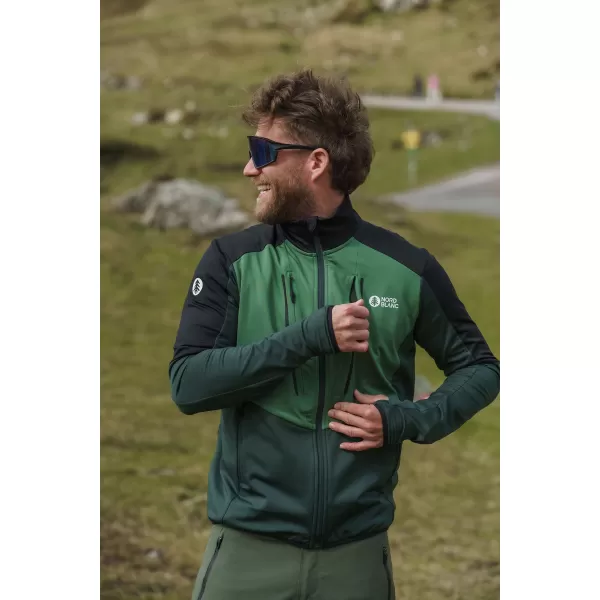  Moški powerfleece pulover NORDBLANC GROAN NBWFM8282 TEMNO ZELENA 