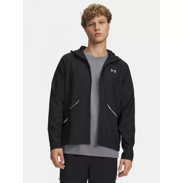  Moška jakna UNDER ARMOUR UA UNSTOPPABLE WOVEN JACKET ČRNA 