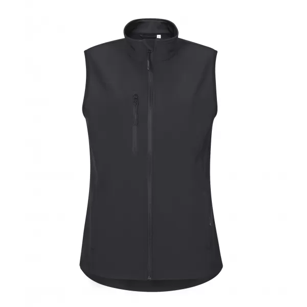  Ženski softshell telovnik ALTISPORT NoPrint NP/ALW965 EBENOVINASTO SIVA 