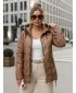 Ženska jakna DSTREET TY5608 RJAVA