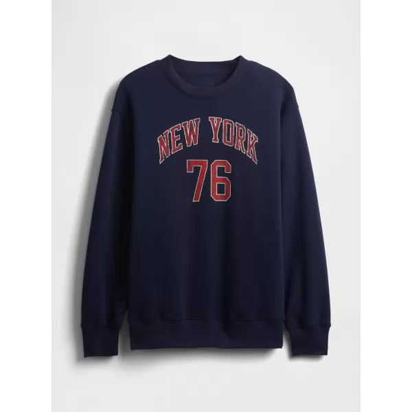  Ženski pulover GAP NEW YORK SWEATSHIRT 778455-00 MORNARIŠKA UNIFORMA 