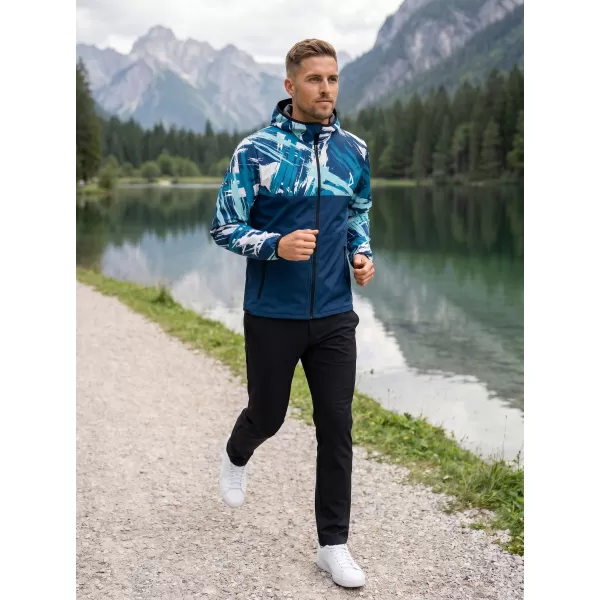  Moška vrhunska softshell jakna ALTISPORT VOJ/ALM039JACK01 MORNARSKO MODRA 