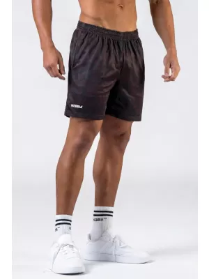 Kratke hlače za trening POWER 902 TEMNO RJAVE CAMO Nebbia