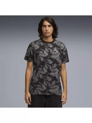 Moška majica s kratkimi rokavi PUMA ESS LOGO LAB AOP TEE 692027_01 ČRNA PUMA