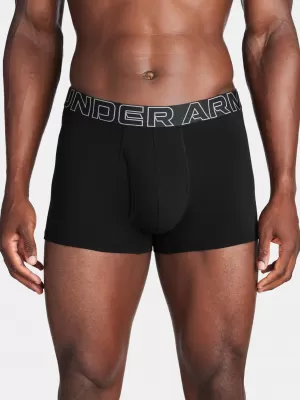 Moške boksarice UNDER ARMOUR M UA PERF COTTON 3IN ČRNA
