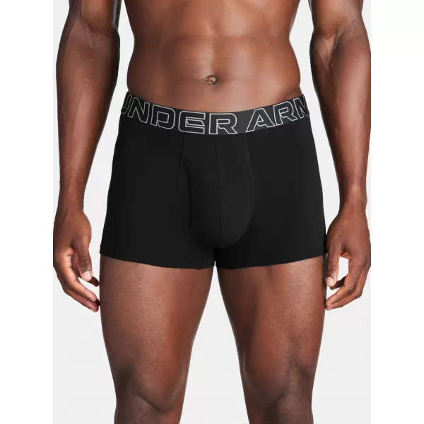  Moške boksarice UNDER ARMOUR M UA PERF COTTON 3IN ČRNA 