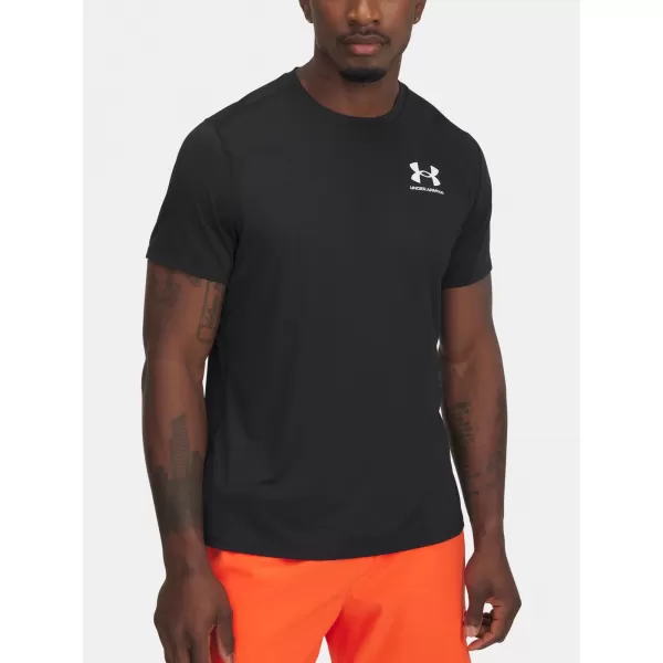  Moška majica s kratkimi rokavi UNDER ARMOUR HEATGEAR FITTED SS 6000939-001 ČRNA 