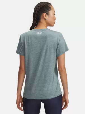 Ženska majica s kratkimi rokavi UNDER ARMOUR TECH SSV- TWIST 1384227-587 MODRA