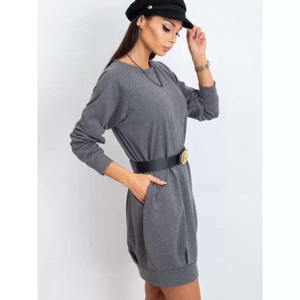 Obleka BASIC FEEL GOOD RV-TU-5184.93P TEMNO SIVA 