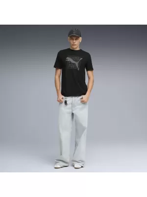 Moška majica s kratkimi rokavi PUMA GRAPHIC TEE 691775_01 ČRNA PUMA