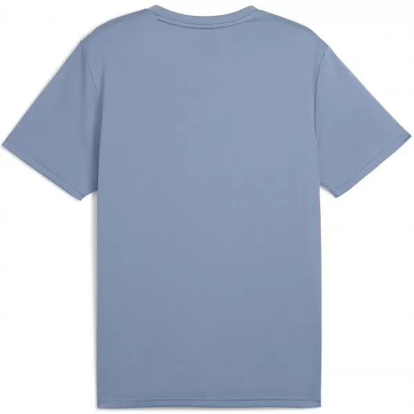  Moška majica s kratkimi rokavi PUMA M TAD ESS POLY TEXTURE TEE 527155-34 HLADNO MODRA 