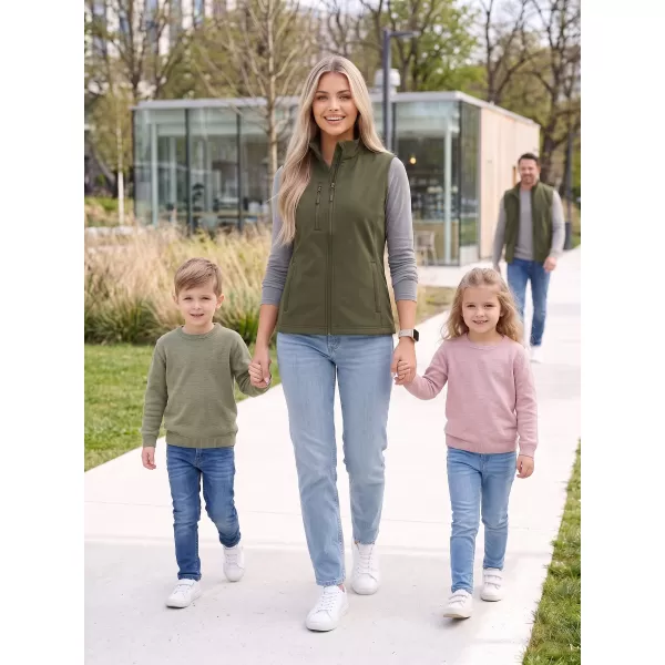  Ženski softshell telovnik ALTISPORT NoPrint NP/ALW965 VOJAŠKI 