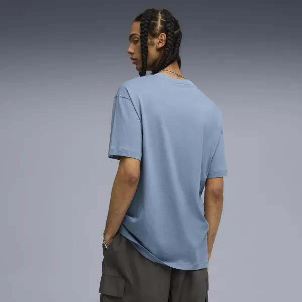  Moška majica s kratkimi rokavi PUMA GRAPHIC WORLD TOUR TEE 632112-34 HLADNO MODRA 