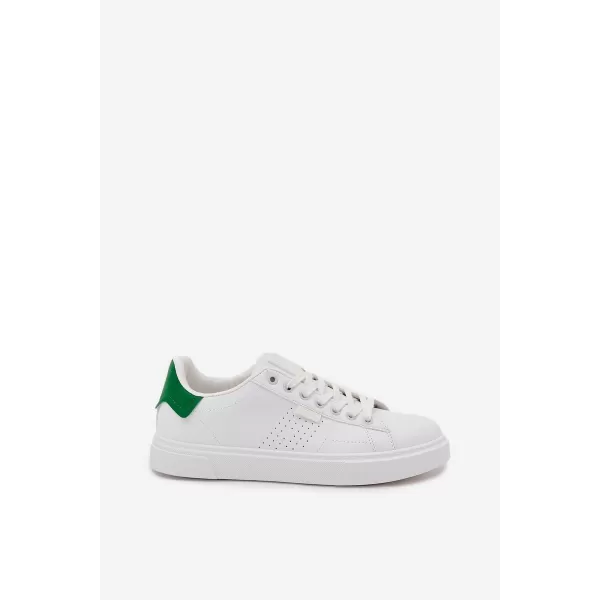  Moški čevlji BIG STAR OO174116 WHITE/GREEN Big Star Shoes 