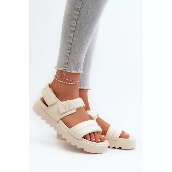  Ženski čevlji BIG STAR NN274751 BEIGE Big Star Shoes 