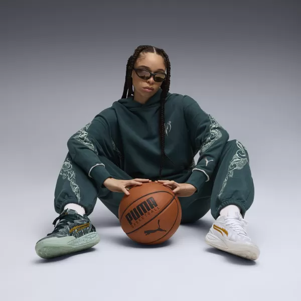  Ženski čevlji PUMA STEWIE 4 HARRY POTTER 312373-01 PUMA BELO/ZELEN TEREN 