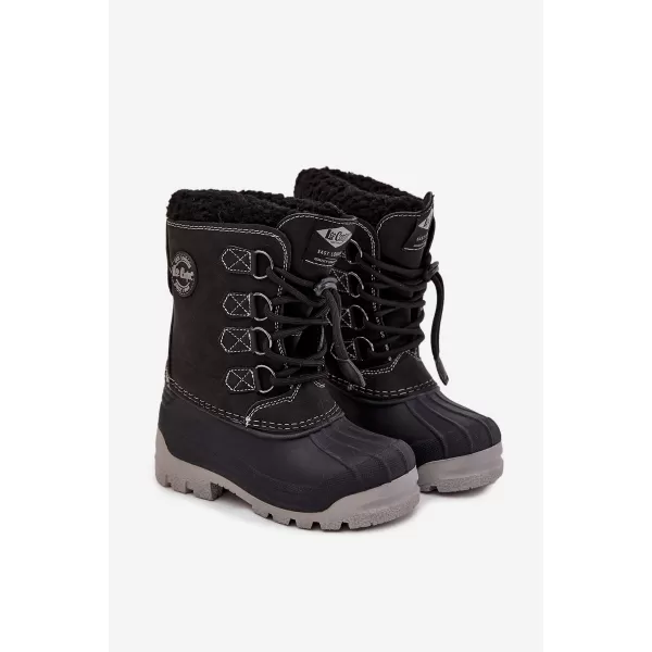  Otroški zimski čevlji LEE COOPER LCJ-25-44-3943K ČRNA 