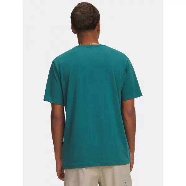  Moška majica s kratkimi rokavi UNDER ARMOUR M 60/40S ARMOR GLOBE SS 6009261-338 ZELENA 