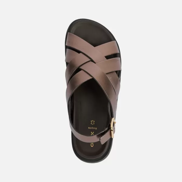  Ženske sandale GEOX ADELASH G012818 RJAVA 