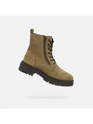 Ženski gležnjarji GEOX IRIDEA G004093 KAKI