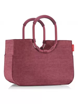 Nakupovalna torba REISENTHEL LOOPSHOPPER L TWIST MAROON