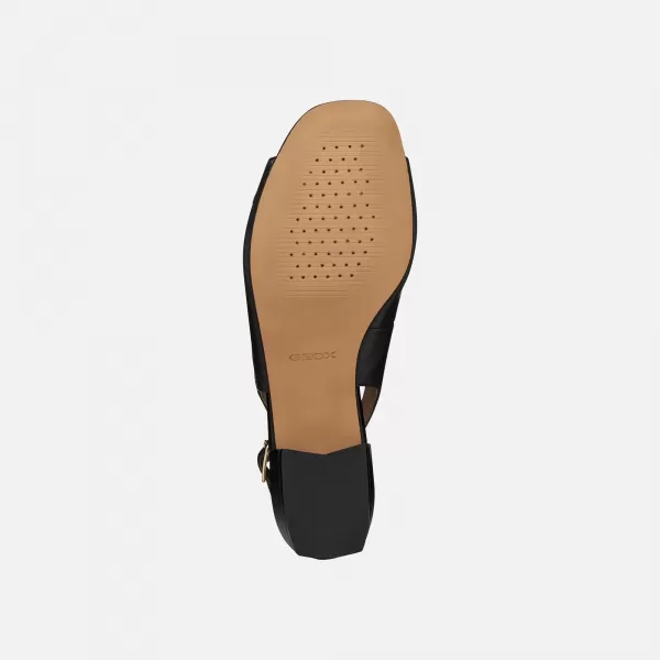  Ženske sandale GEOX NEW ERAKLIA 15 G012993 ČRNA 