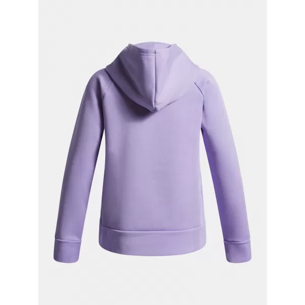  Pulover za deklico UNDER ARMOUR UA RIVAL FLC SHIMMER HDY 6004118-538 VIJOLIČNA 