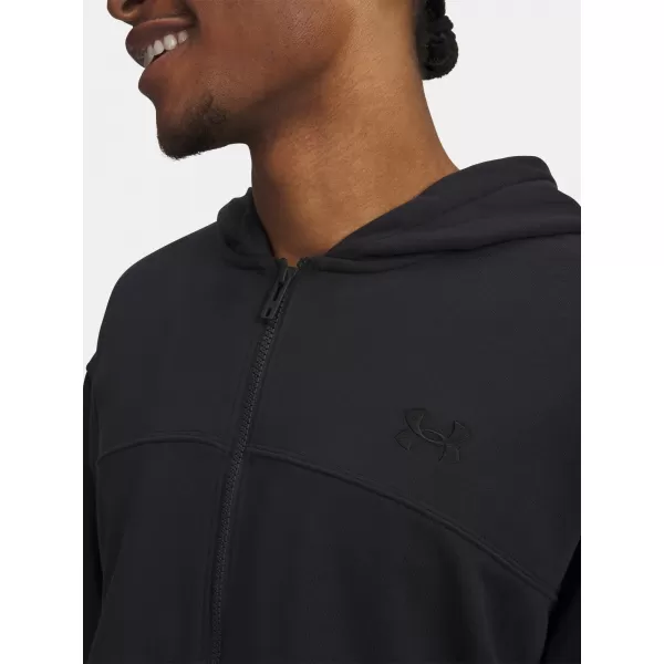  Moški pulover UNDER ARMOUR RIVAL LW FZ 6009346-001 ČRNA 