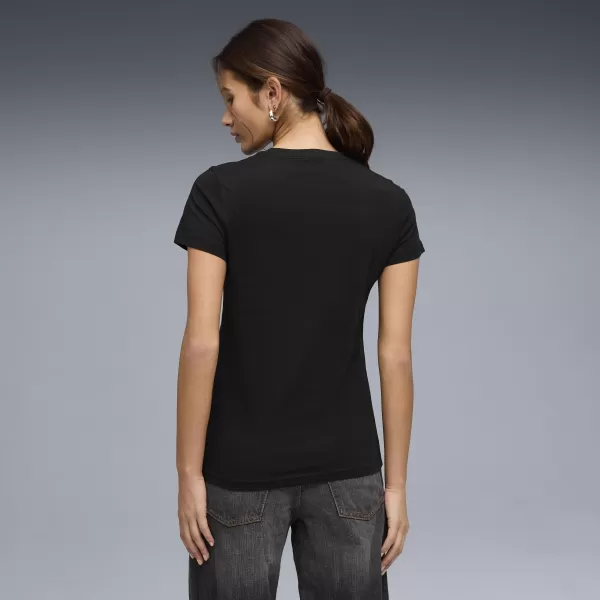  Ženska majica s kratkimi rokavi PUMA GRAPHICS TEE 3 691912_01 ČRNA PUMA 