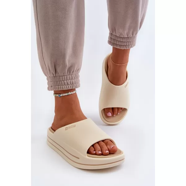  Ženski čevlji BIG STAR NN274A034 BEIGE Big Star Shoes 