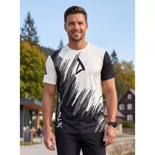 Moška premium funkcionalna majica s kratkimi rokavi ALTISPORT VOJ/ALM006TR01 ČRNA 