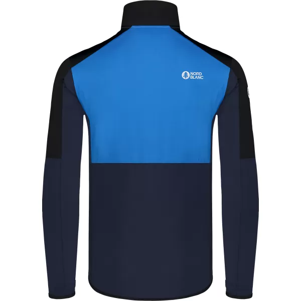  Moški powerfleece pulover NORDBLANC GROAN NBWFM8282 MODRA 